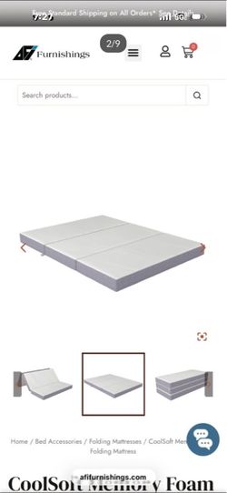 Twin 3” memory foam mattress
