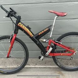 OG Vintage Mountain Bike MTB Bicycle Cannondale Raven Super V 2000 