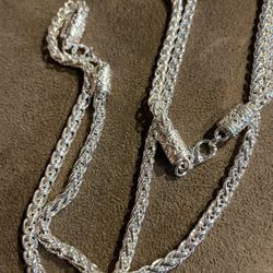 Silver 2 pc set 22”