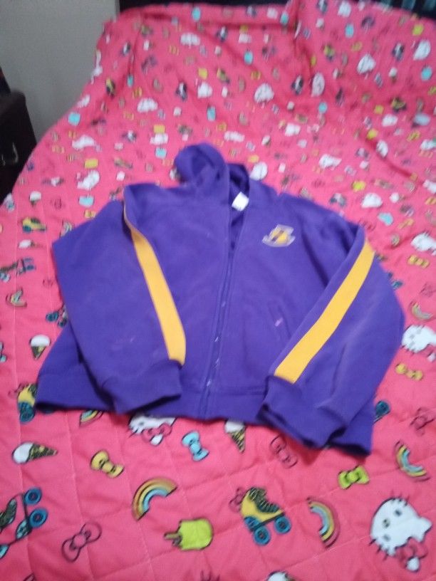 NBA Lakers Hoodie Size L 14-16 Youth