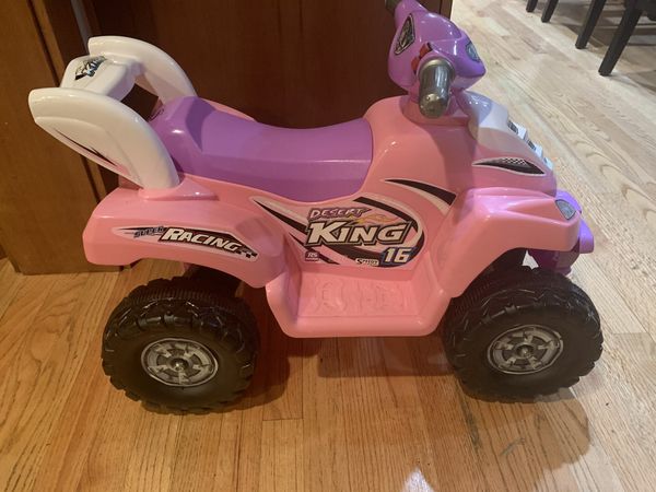 pink 12v four wheeler