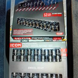1/2  ball swivel socket set Metric. And flex head set of 12 ratchet set metric