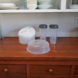 Salad Spinner Microwave Splatter Guard Cereal Food Containers