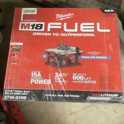 Brand New Milwaukee Table Sawu
