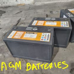 AGM BATTERIES: inverter,music,boats