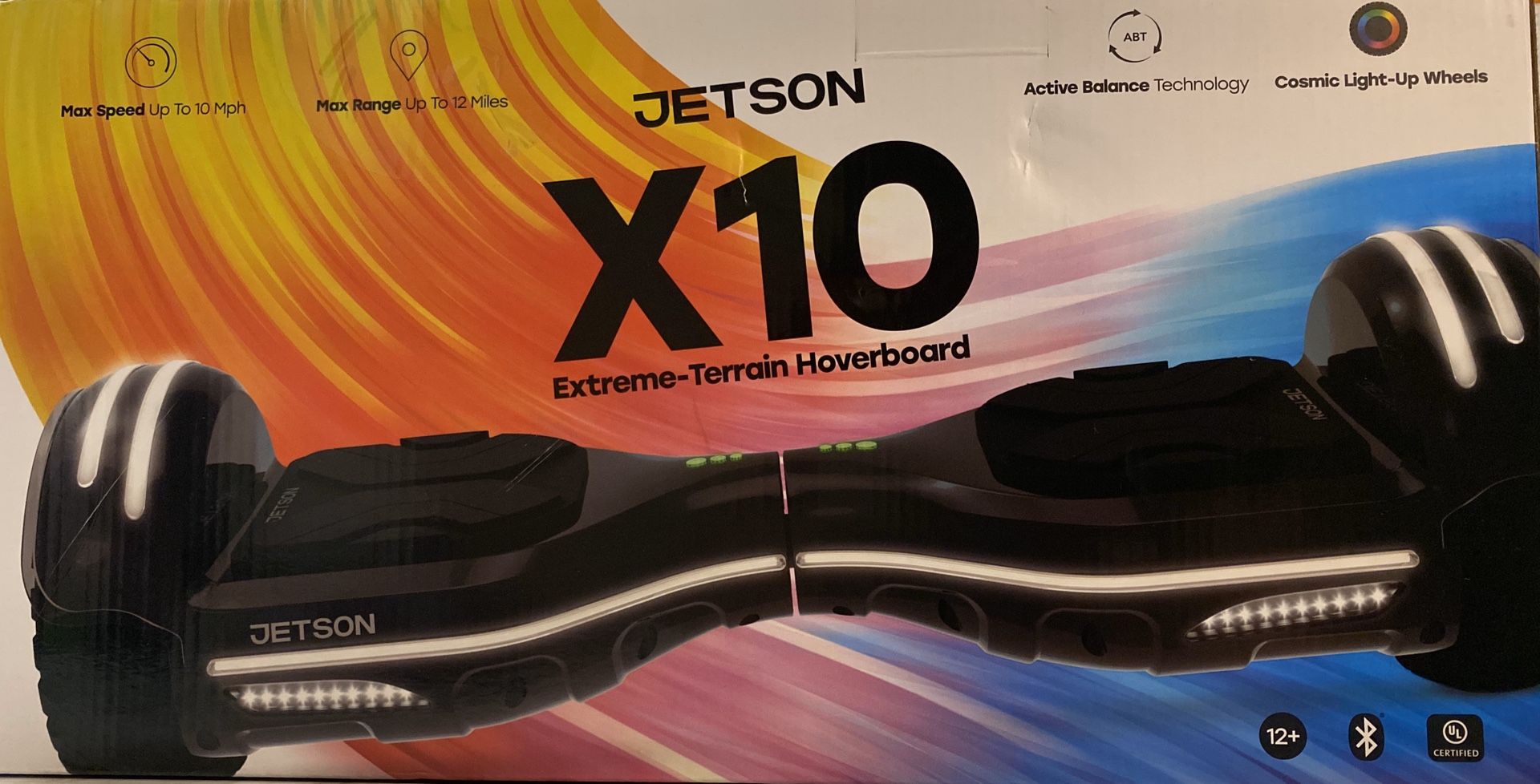 X10 ALL-TERRAIN hoverboard HALF PRICE!! *self balancing* *bluetooth* *10mph!*