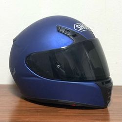 Shoei RF-SR Full Face Motorcycle Blue Metallic Helmet Size Medium M