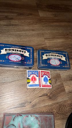 Dominoes and cards