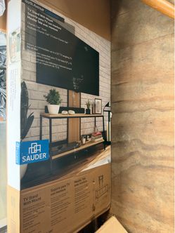Sauder TV Stand with Mount up to 50” TV 70lbs Brand New