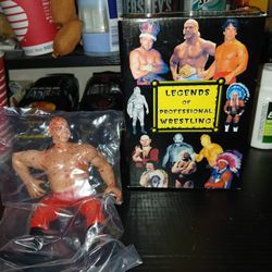 Brand New Legends Of Professional Wrestling Baron Vow Raske Bloody Action Figure 