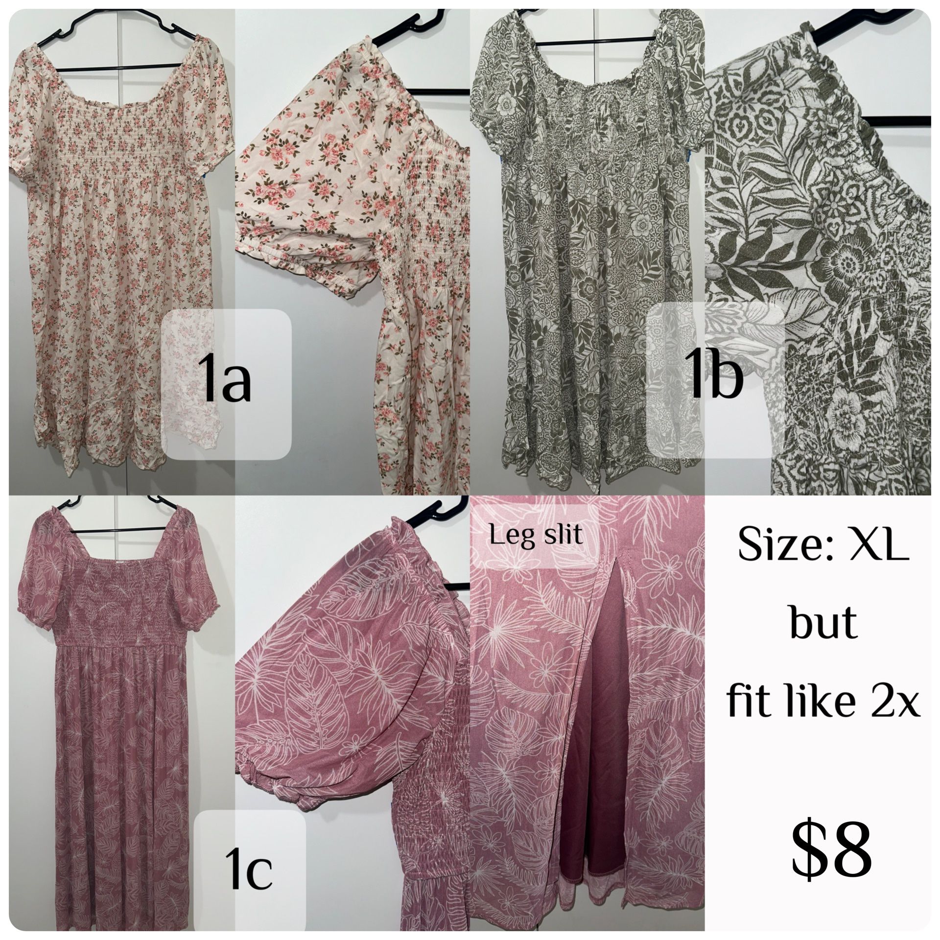 XL Dresses & Tops & Pants