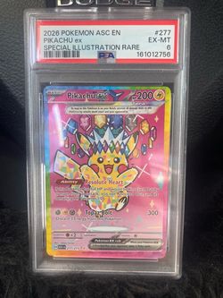 PSA 6 Pikachu ex Special Illustration Rare #277 ASC