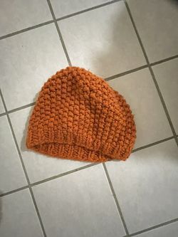 Orange Woman’s Beanie Hat