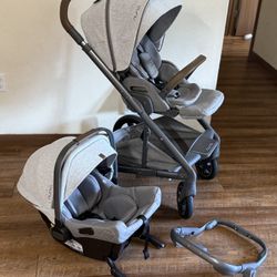 2023  NUNA MIXX NEXT STROLLER And  CAR SEAT ON 