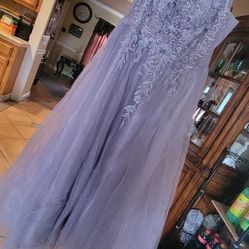 Purple Long Dress
