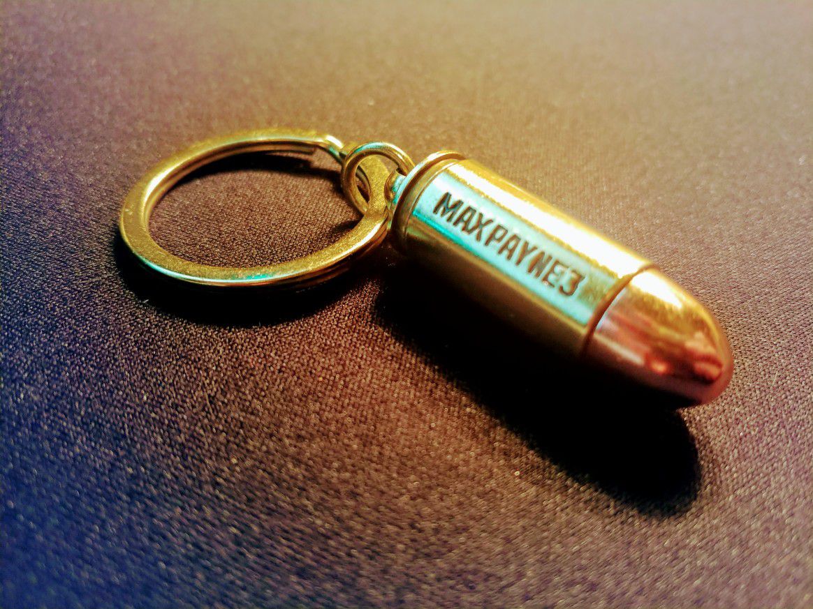 Max Payne 3 Collectors Edition Bullet Keychain