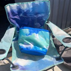 camping chair and cooler bag 