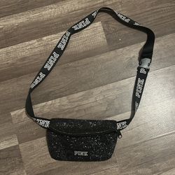 pink waist bag