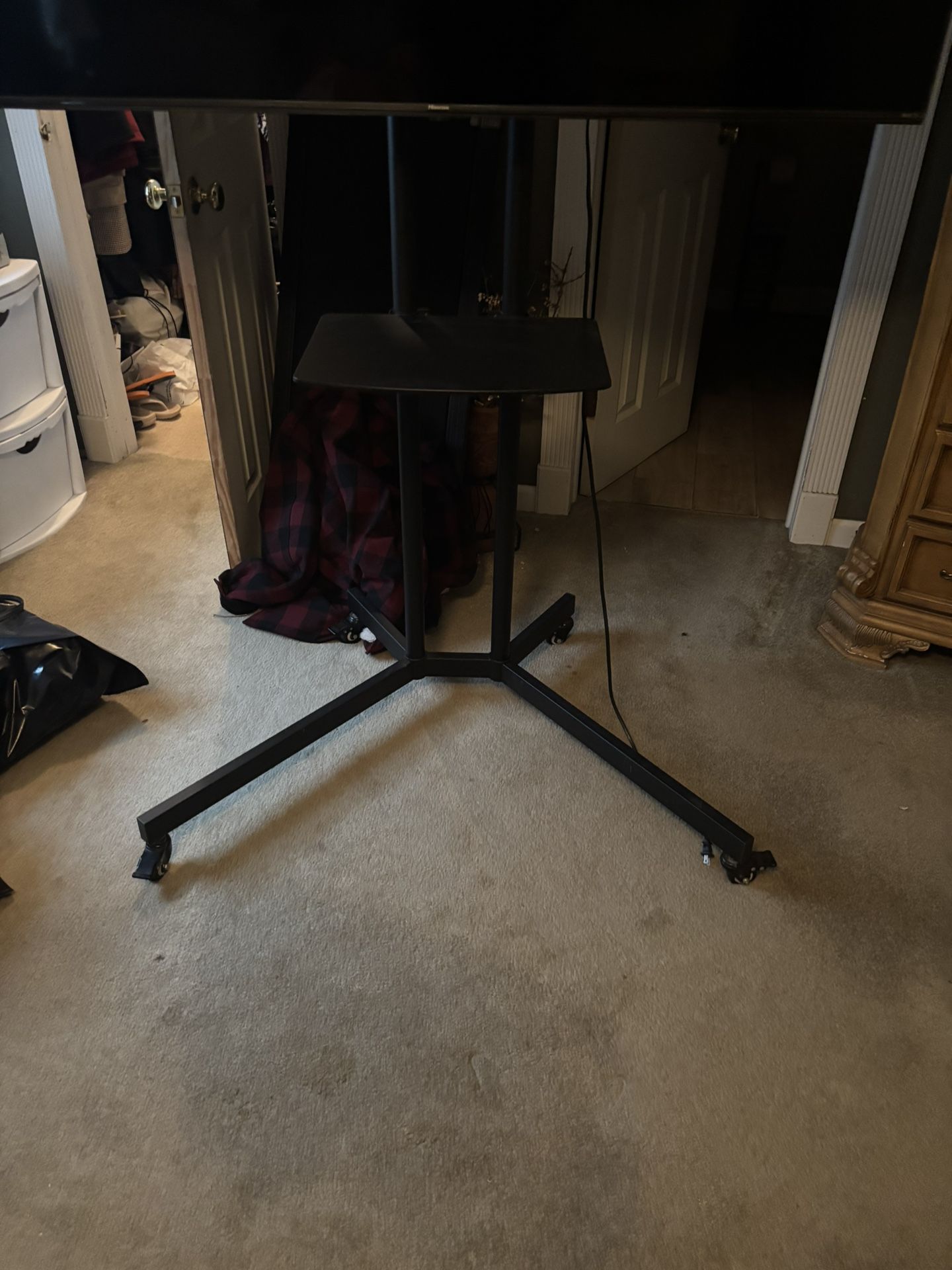 Tv Stand On Locking Wheels Just Stand With TV