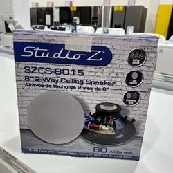 Studio Z 8'' 2 Way Ceiling Speaker Bocina Parlante Corneta Szcs-8015