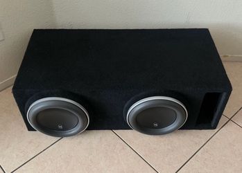 JL audio W7 10" subs in custom ported