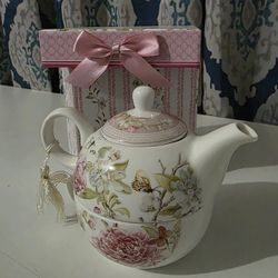 Pink Peony Tea Set