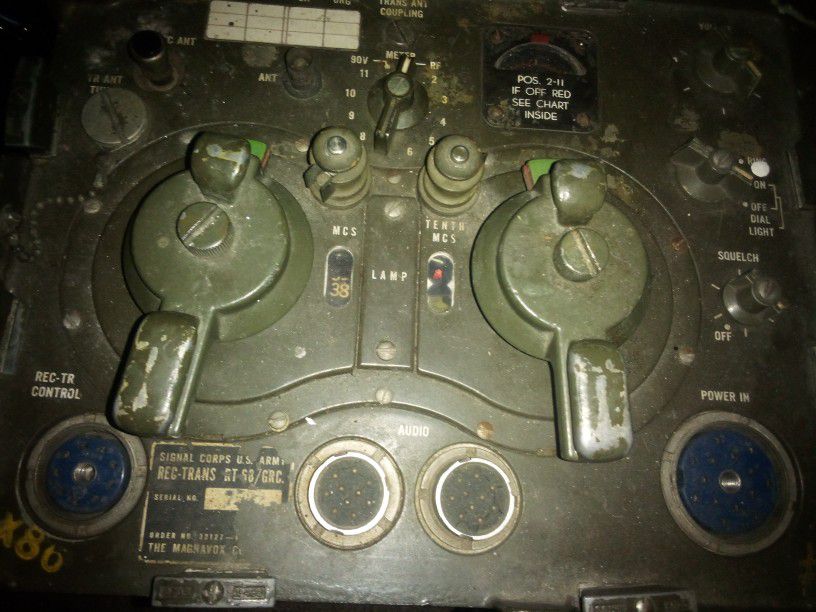 Us Army Receiver Transmitter ...Vintage $150