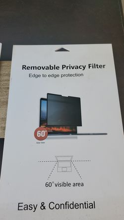 Removable privacy screen for computer 15 inch