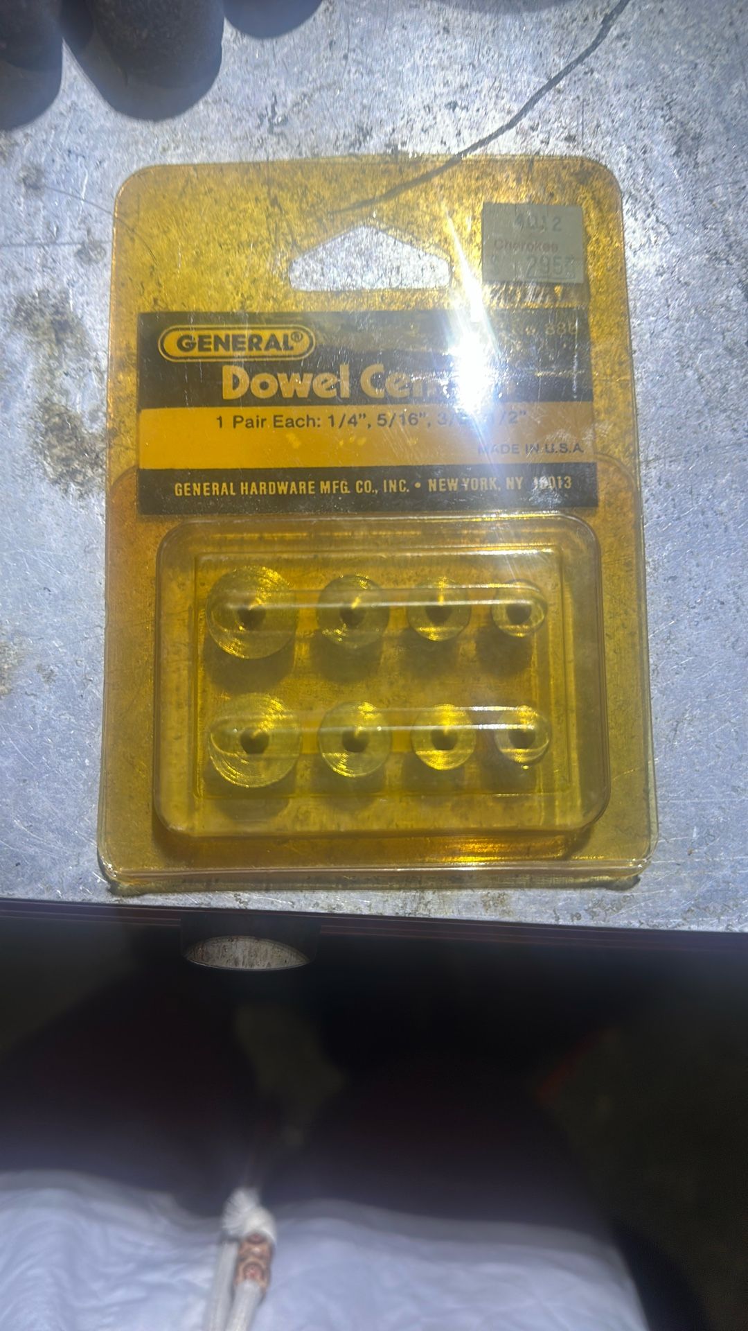 Vintage General Dowel Centers