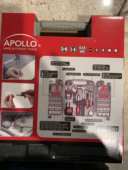 Apollo Tools Kit de herramientas para el hogar, 79 piezas