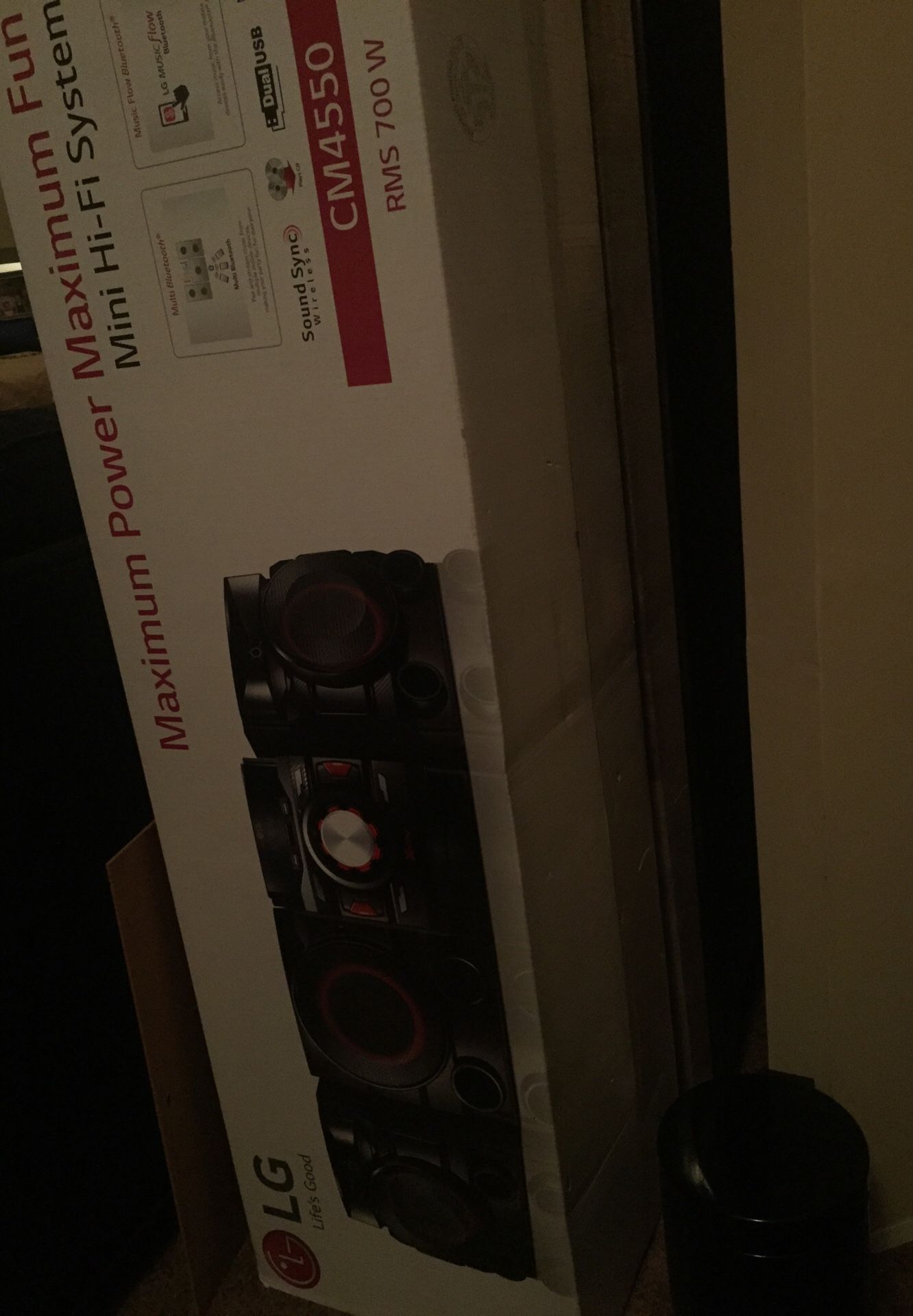 LG maximum music system