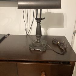Bankers Lamp Metal Black 