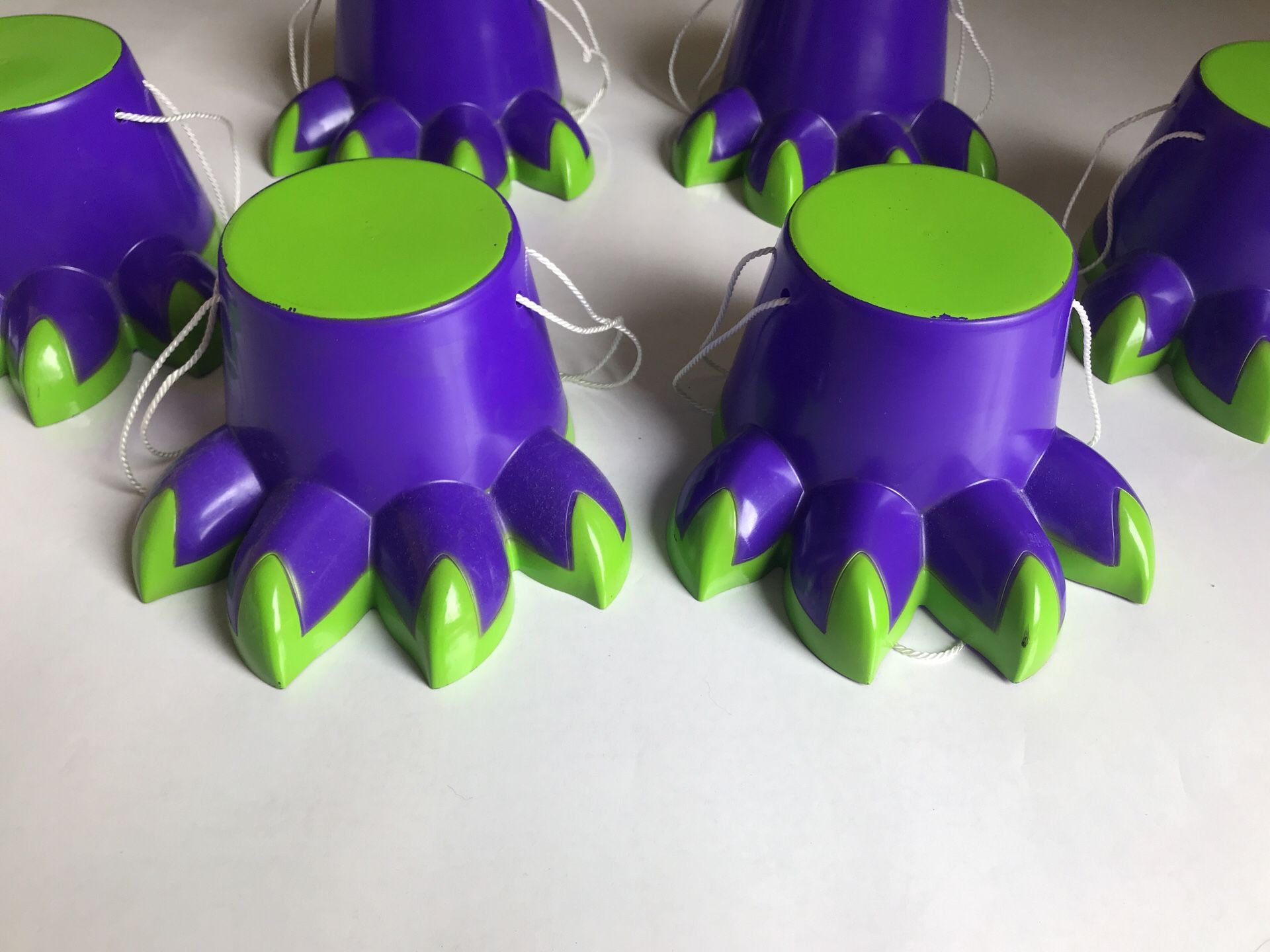 Kids Dinosaur or Monster Feet Stomper Stepper Walking Stilts - Kids asking $6 for all.