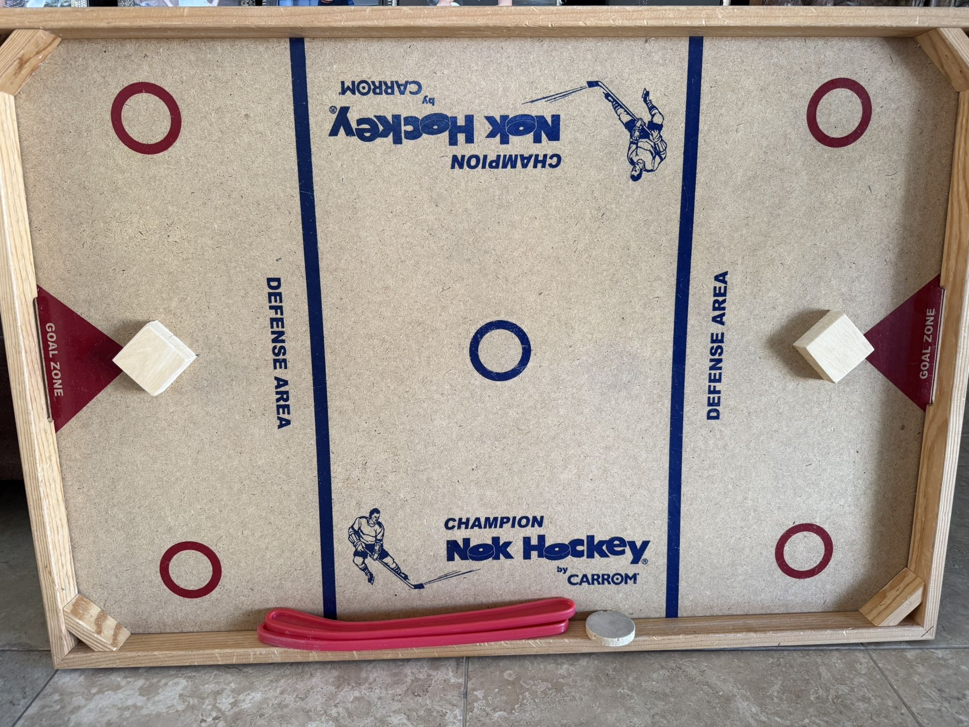 Wooden Knock Hockey Board