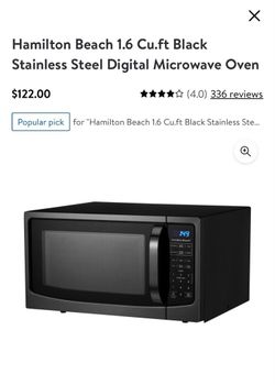 Hamilton Beach Microwave Oven