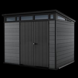 🆕️ Large Sheds
Cortina 9x7 Storage Shed - Graphite, Home / Patio, Lawn & Garden / Outdoor Storage Sheds