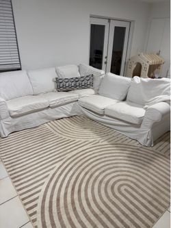 IKEA white couch