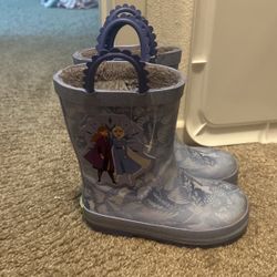 Girls Frozen Rain Boots 