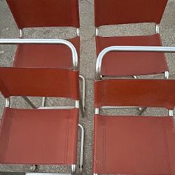 Vintage Mid Century Bar Stool Chairs Made In Italy