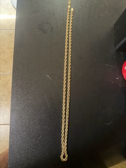 14k rope chain 12 grams