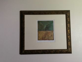 Framed art.  i24” high x 28” wide