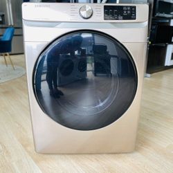 Samsung 7.5 cu. ft. Champagne Electric Dryer with Steam