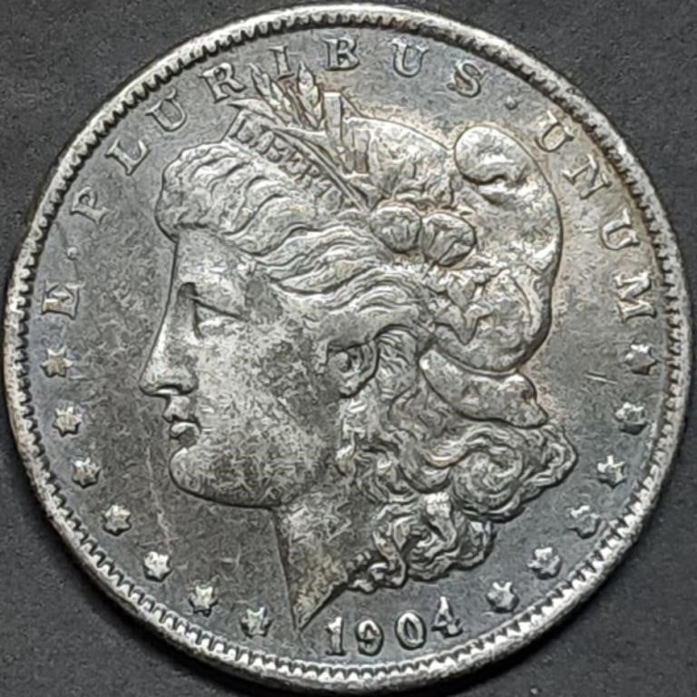 1904 Morgan Silver Dollar 
