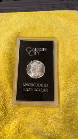 Carson City Uncirculated Morgan Silver Dollar 1884 CC