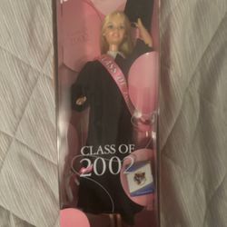 Class of 2002 Barbie – Special Edition Graduation Doll (Never Opened, Minor Box Wear)