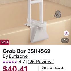 Grab bar for tub