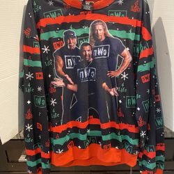 nWo Light-Up Ugly Holiday Sweater Medium NWT