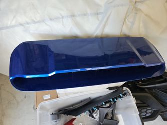 Vb wrx hood scoop with aftermarket top.