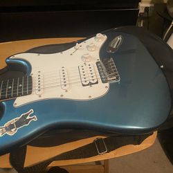 Blue Electric Guitar 