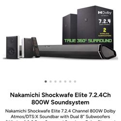 nakamichi surround sound 7.2